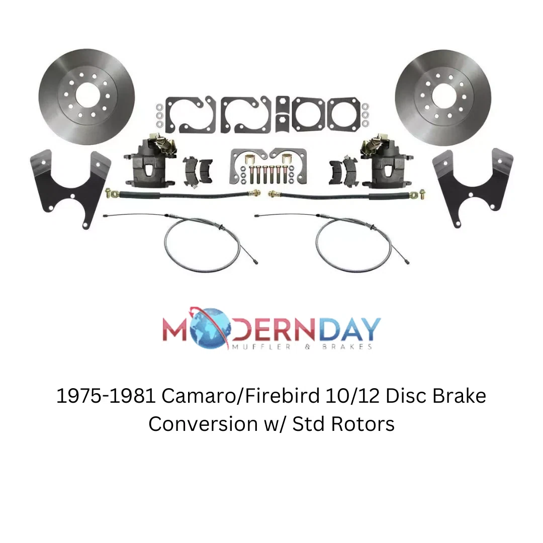 1975-1981 Camaro_Firebird 10_12 Rear Disc Brake Conversion w_ Std Rotors DBK7581
